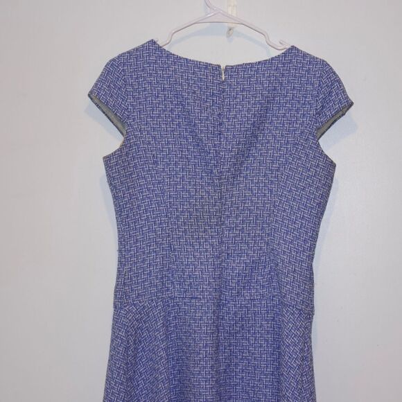Anne Klein Blue Mini Dress Women Size 8 - Picture 6 of 7